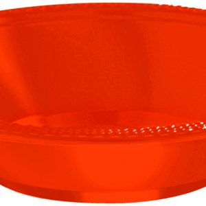 Orange Plastic Bowls