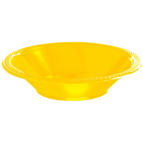 Yellow Plastic Bowls