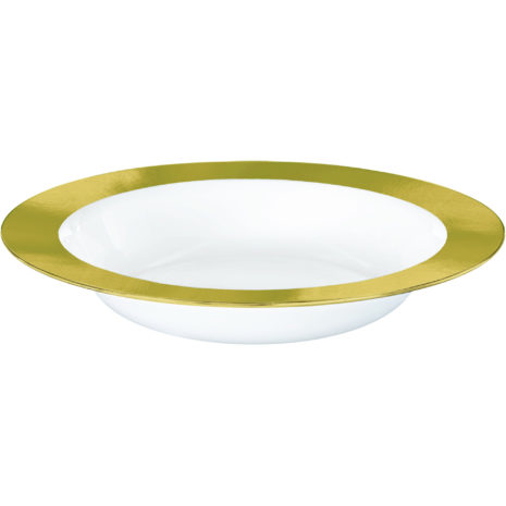 Premium Gold and White Bowls