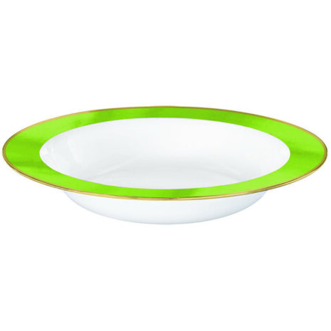 Premium Light Green and White Bowls