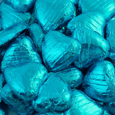 foiled-wrapped-chocolate-hearts-turquoise