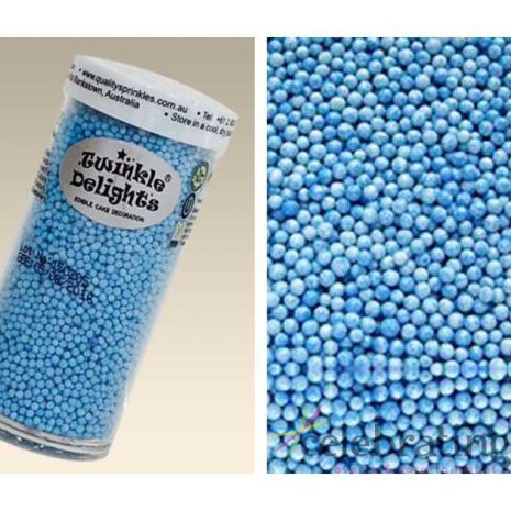 Natural Edible Blue Non Pareils 100's & 1000's 75g