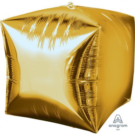 Gold Cubez Foil Balloon
