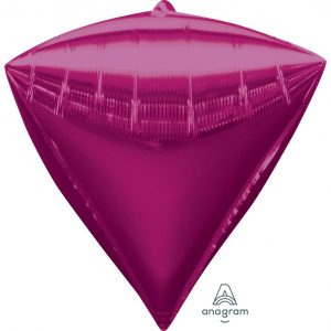 Bright Pink Diamondz Foil Balloon