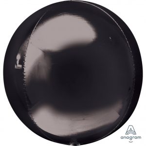 Black Orbz Foil Balloon
