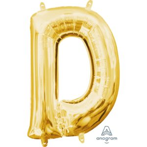 D Gold Jumbo Foil Balloon