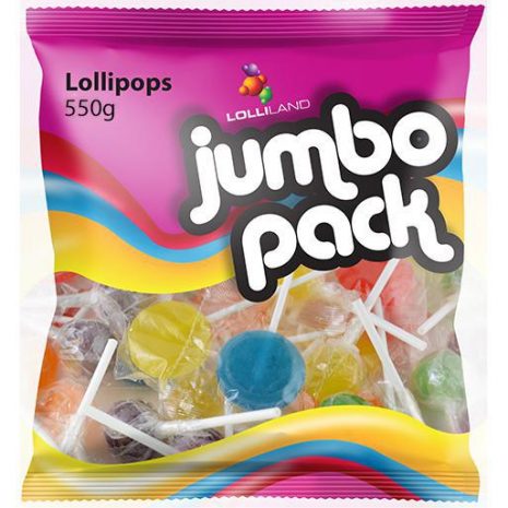 Lollipops Jumbo Pack - 550g