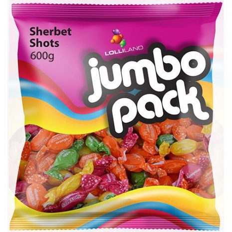 Sherbet Shots Jumbo Pack - 600g