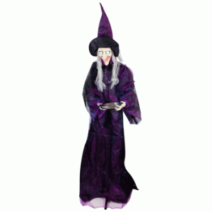 Halloween Party Animated Witch 180cm