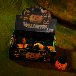 Halloween Party Squishy Light Up Pumpkin Head
