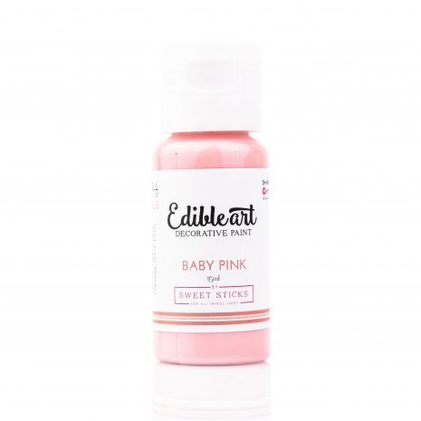Edible Art Paint 15ml - Baby Pink