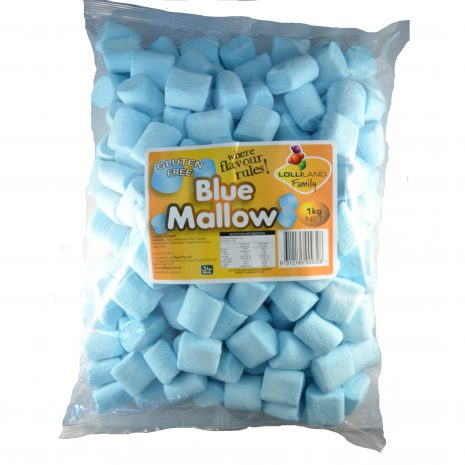Blue Marshmallows - Bulk 1kg