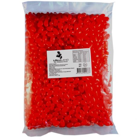 Red Jelly Beans - Bulk 1kg