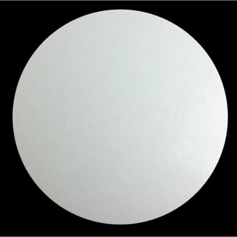 17" White Round Masonite Cake Boards - Bulk 10 Pack