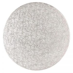 11" Silver Round Masonite Cake Boards - Bulk 10 Pack