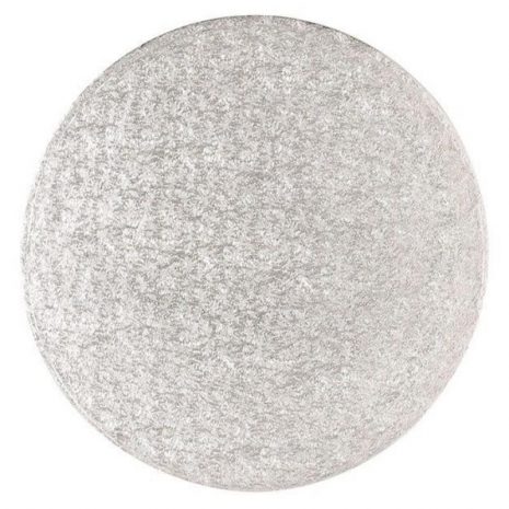 7" Silver Round Masonite Cake Boards - Bulk 10 Pack