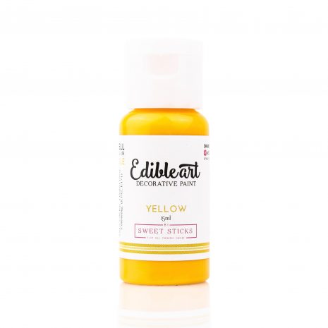 Edible Art Paint 15ml - Yellow