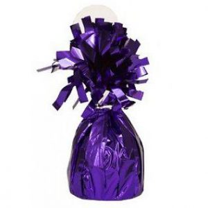 Balloon Weights Foil Purple