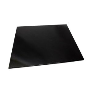 15" Black Square Masonite Cake Boards - Bulk 10 Pack