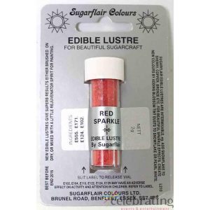 Edible Lustre Red Sparkle