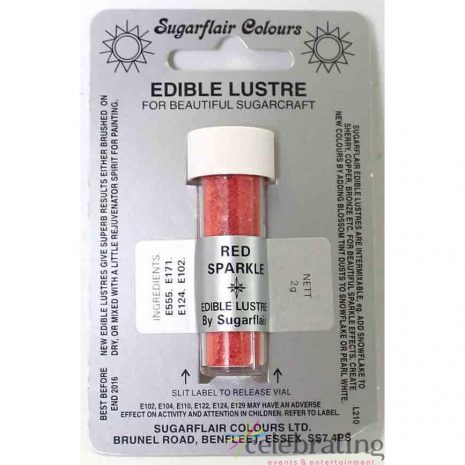 Edible Lustre Red Sparkle