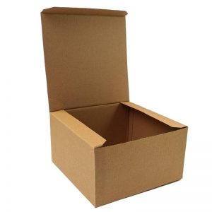 12" Brown Pop Up Cake Box - Bulk 25 Pack