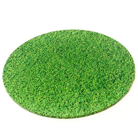 12" Grass Round Masonite Cake Boards - Bulk 5 Pack