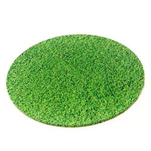 10" Grass Round Masonite Cake Boards - Bulk 5 Pack