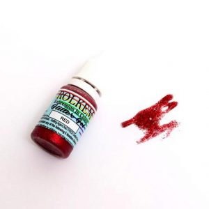 Rolkem Glitter Gel Red 15ml