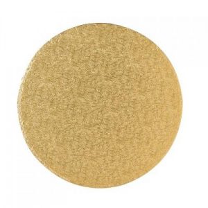 16" Gold Round Masonite Cake Boards - Bulk 10 Pack