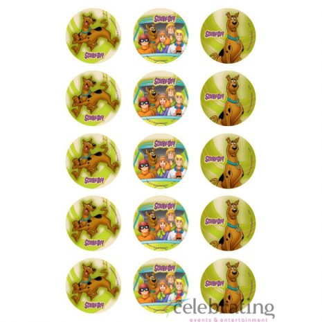 Scooby Doo Cupcake Edible Images 15pk