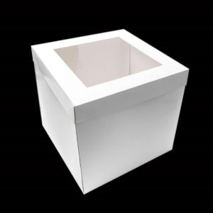 10"x10"x10" White Cake Box - Bulk 10 Pack