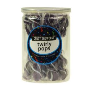 Purple Twirly Lollipops - 24 Pack