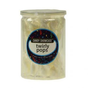 White Twirly Lollipops - 24 Pack