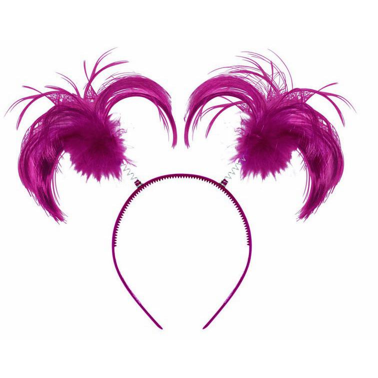 Headbopper Ponytail - Burgundy - Celebrating Party Hire & Party Supply ...