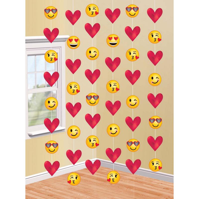 Valentine\'s Emoji Hanging String decoration - Celebrating Party ...