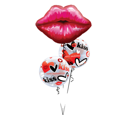 VALENTINES DAY LIPS BOUQUET