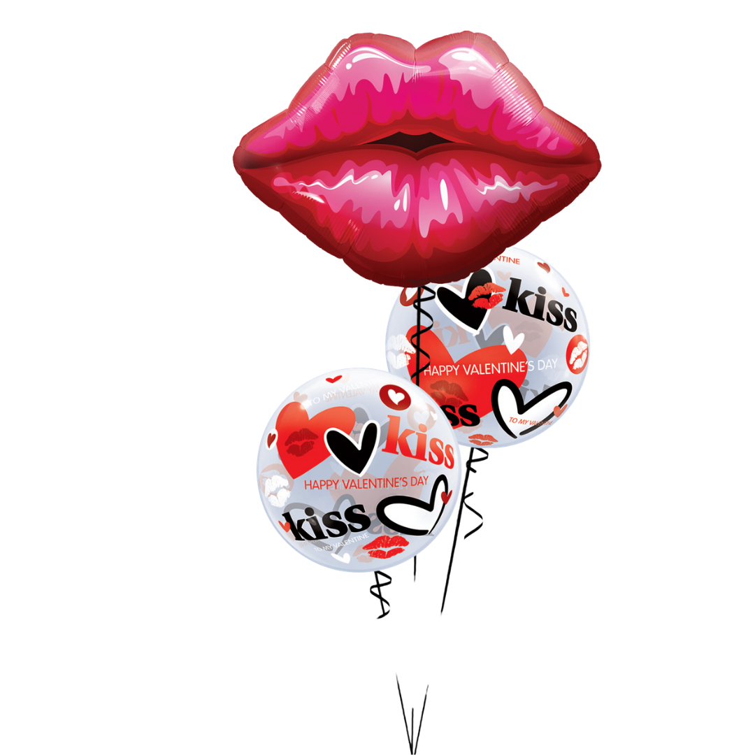 Valentines Day Lips Bouquet Celebrating Party Hire And Party Supply 